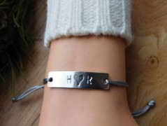 Nerezový přívěšek s larimarem