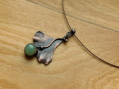 Nerezový přívěšek s larimarem