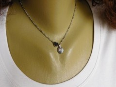 Nerezový přívěšek s larimarem