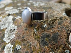 Nerezový přívěšek s larimarem