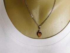 Nerezový přívěšek s larimarem