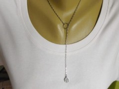 Nerezový přívěšek s larimarem