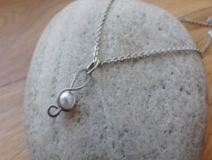 Nerezový přívěšek s larimarem