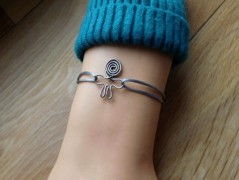 Nerezový přívěšek s larimarem