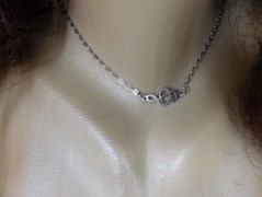 Nerezový přívěšek s larimarem