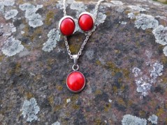 Nerezový přívěšek s larimarem