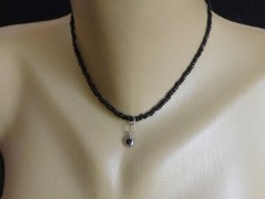 Nerezový přívěšek s larimarem