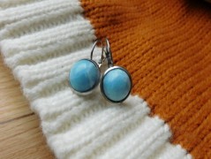 Nerezový přívěšek s larimarem