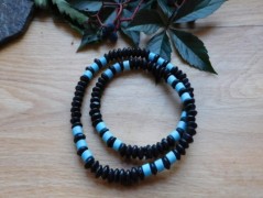 Nerezový přívěšek s larimarem