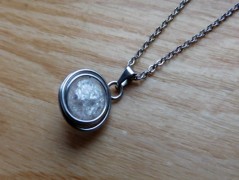 Nerezový přívěšek s larimarem