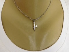 Nerezový přívěšek s larimarem