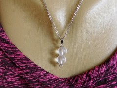 Nerezový přívěšek s larimarem