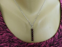 Nerezový přívěšek s larimarem