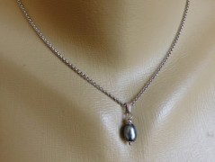 Nerezový přívěšek s larimarem