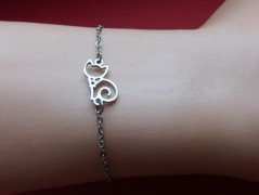 Nerezový přívěšek s larimarem