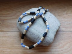 Nerezový přívěšek s larimarem