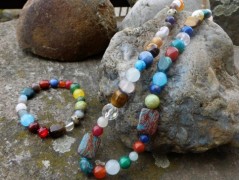 Nerezový přívěšek s larimarem