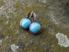 Nerezový přívěšek s larimarem