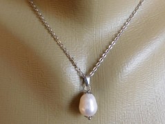 Nerezový přívěšek s larimarem