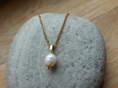 Nerezový přívěšek s larimarem