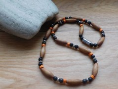 Nerezový přívěšek s larimarem