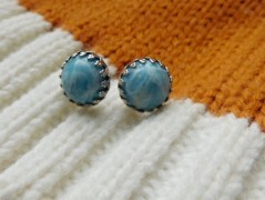 Nerezový přívěšek s larimarem