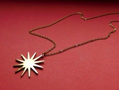 Nerezový přívěšek s larimarem