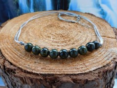 Nerezový přívěšek s larimarem