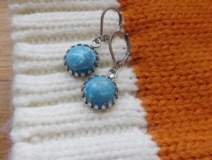 Nerezový přívěšek s larimarem