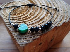 Nerezový přívěšek s larimarem