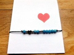 Nerezový přívěšek s larimarem