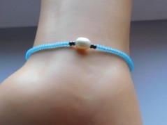 Nerezový přívěšek s larimarem