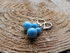 Nerezový přívěšek s larimarem