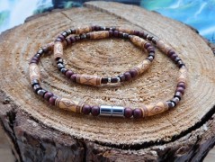 Nerezový přívěšek s larimarem