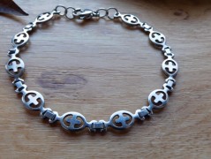 Nerezový přívěšek s larimarem