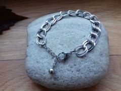 Nerezový přívěšek s larimarem