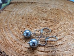 Nerezový přívěšek s larimarem