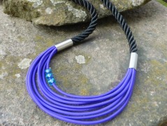 Nerezový přívěšek s larimarem