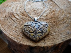 Nerezový přívěšek s larimarem