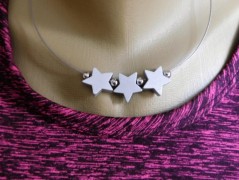 Nerezový přívěšek s larimarem