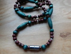 Nerezový přívěšek s larimarem