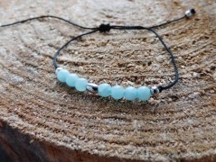 Nerezový přívěšek s larimarem