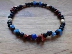 Nerezový přívěšek s larimarem