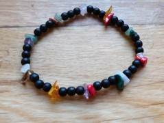 Nerezový přívěšek s larimarem