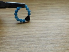 Nerezový přívěšek s larimarem