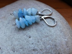 Nerezový přívěšek s larimarem