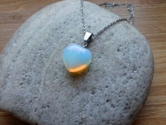 Nerezový přívěšek s larimarem