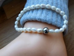 Nerezový přívěšek s larimarem