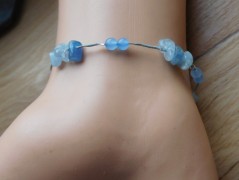 Nerezový přívěšek s larimarem