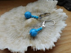 Nerezový přívěšek s larimarem